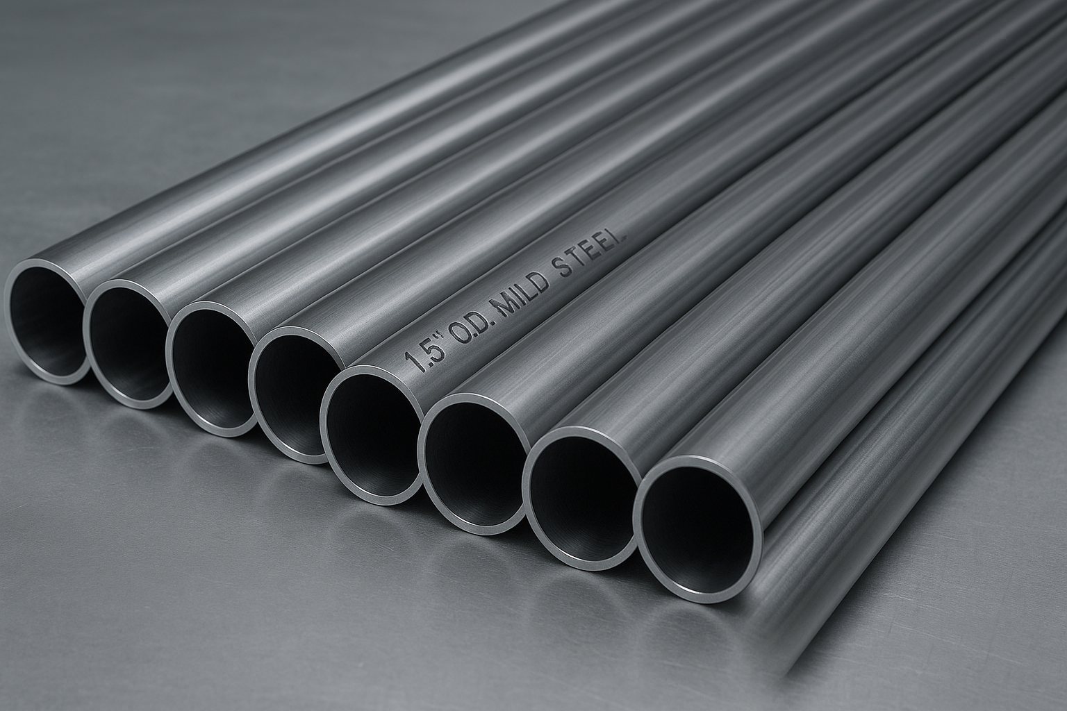 1.5" mild steel tubing