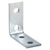 Slotted Strut Corner Bracket 45° & 90° Zinc Plated