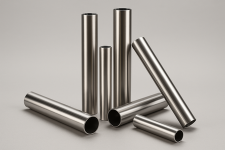 Straight Tube in SS in various positions