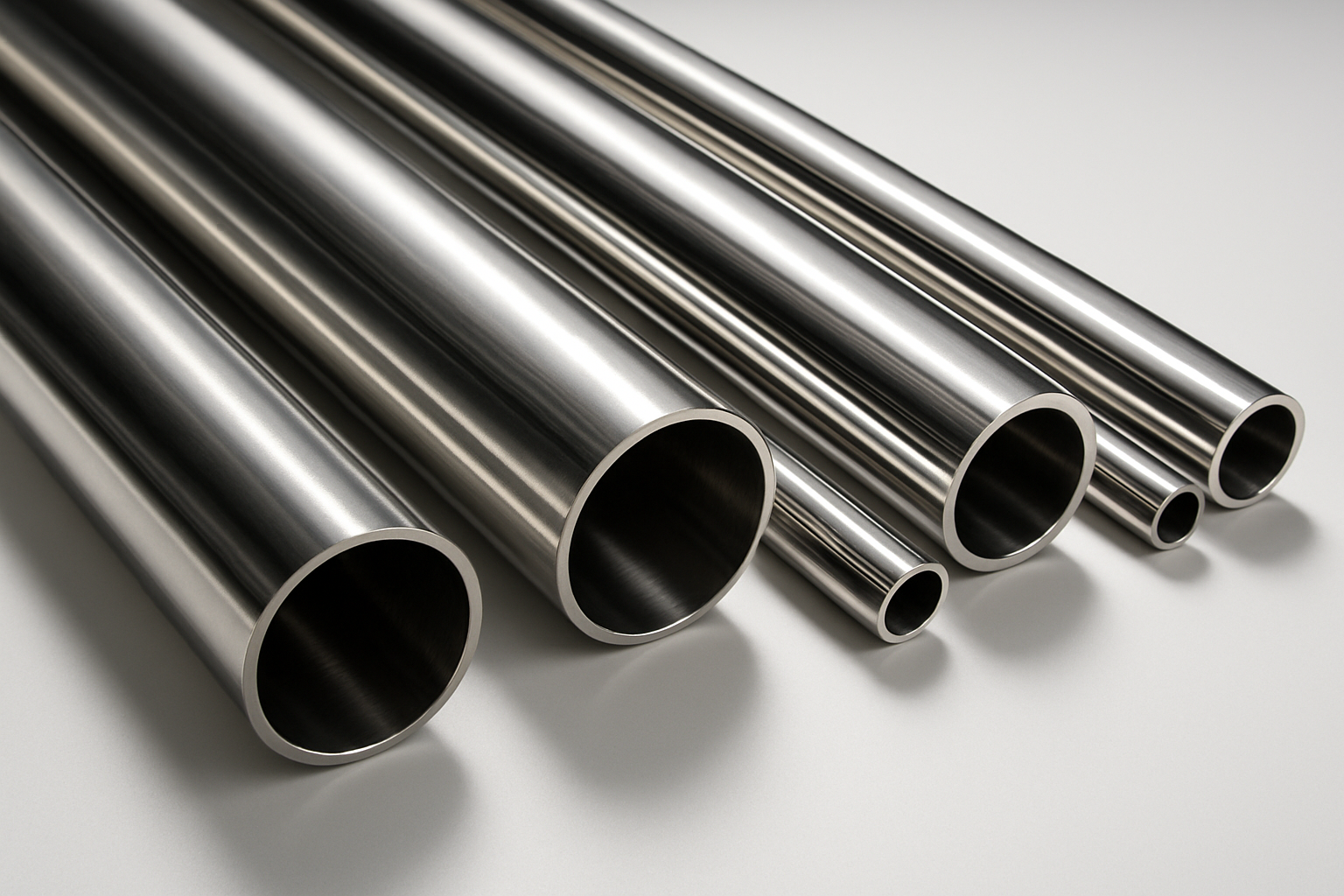 Straight tubing in SS, straights