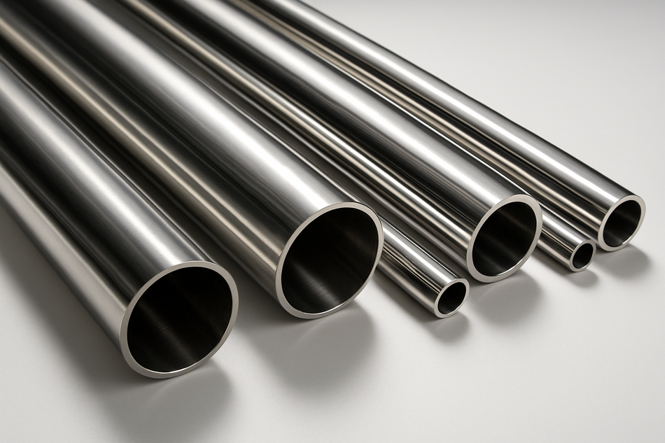 Straight tubing in SS, straights