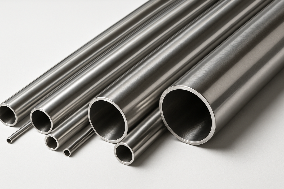 Straight tubing in SS, various gauges, straights